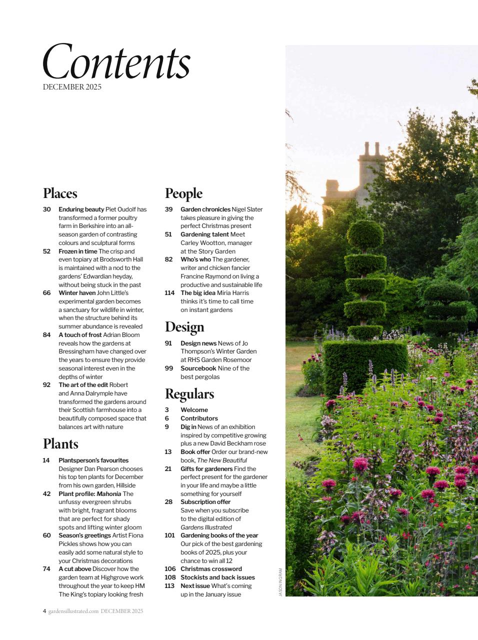 Gardens Illustrated Preview Pages
