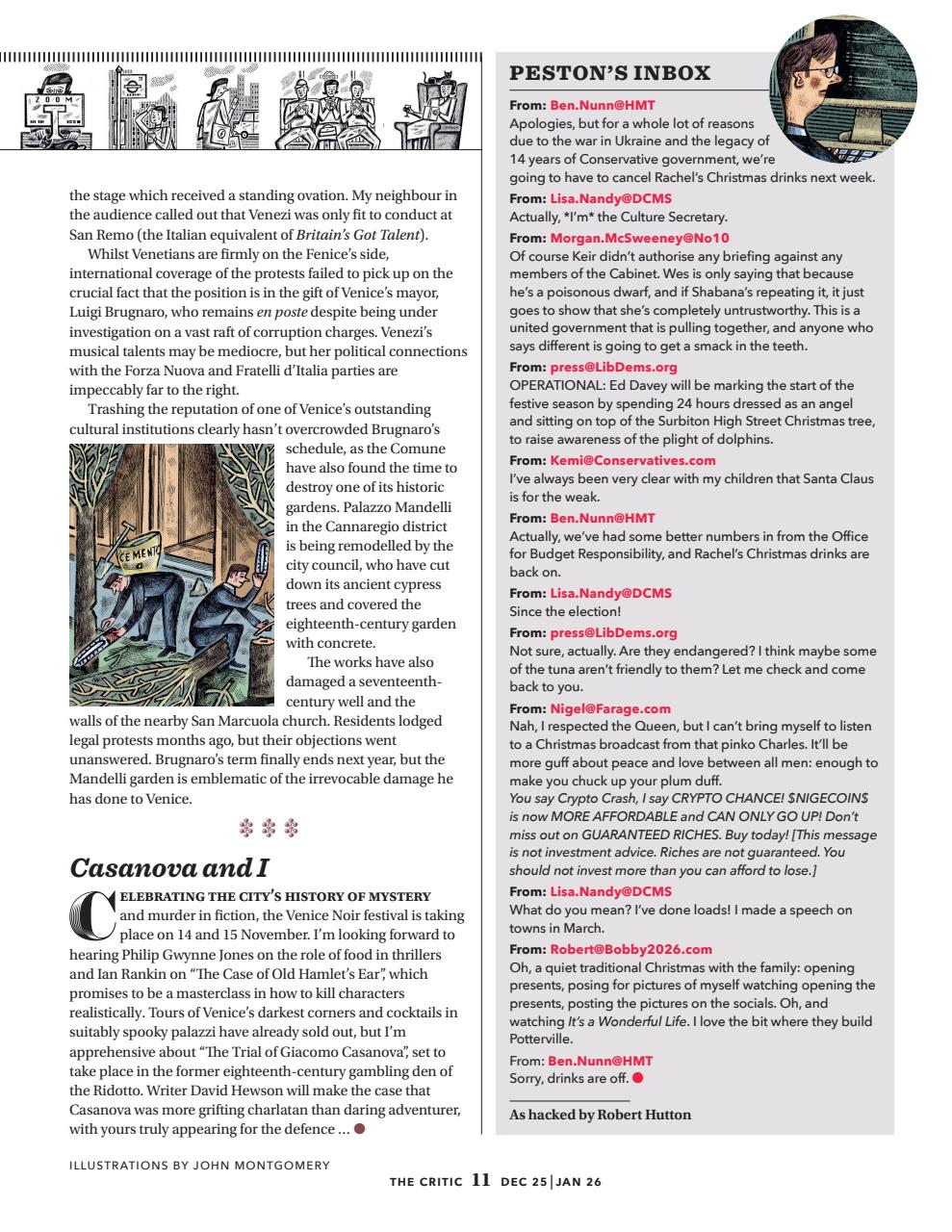 The Critic Preview Pages