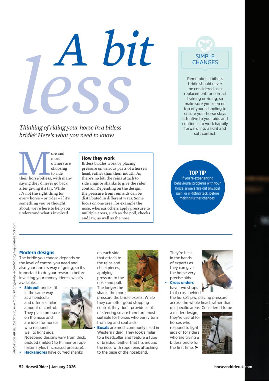 Horse&Rider Magazine - UK equestrian magazine for Horse and Rider Preview Pages