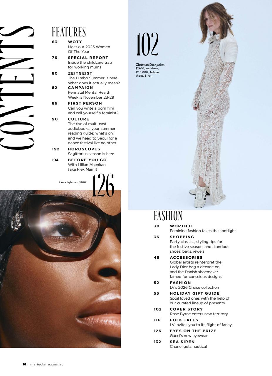 Marie Claire Australia Preview Pages