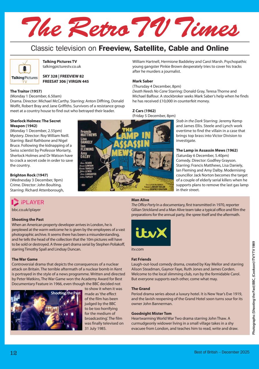 Best of British Preview Pages