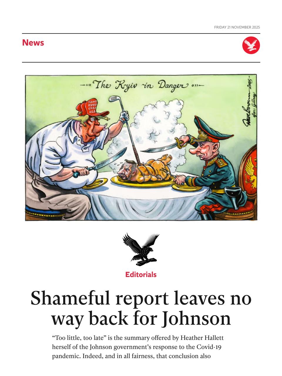 The Independent Daily Edition Newspaper Preview Pages