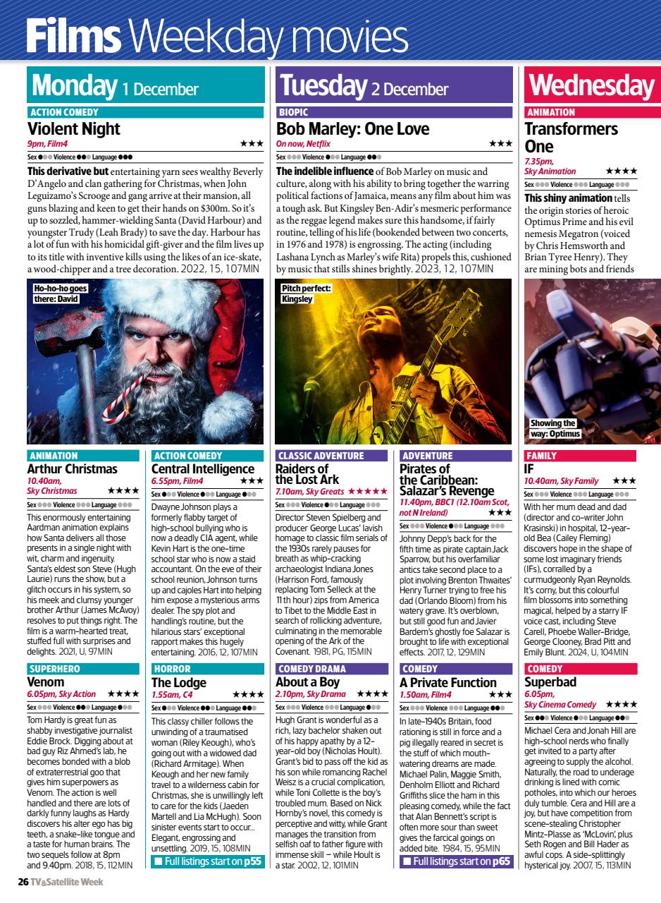 TV & Satellite Week Preview Pages