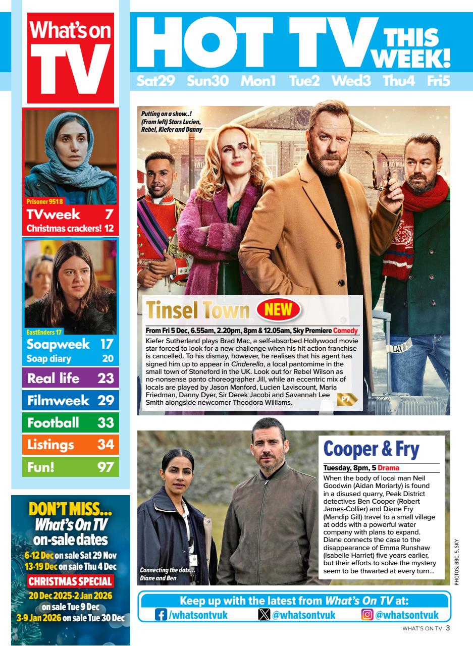 What's on TV Preview Pages