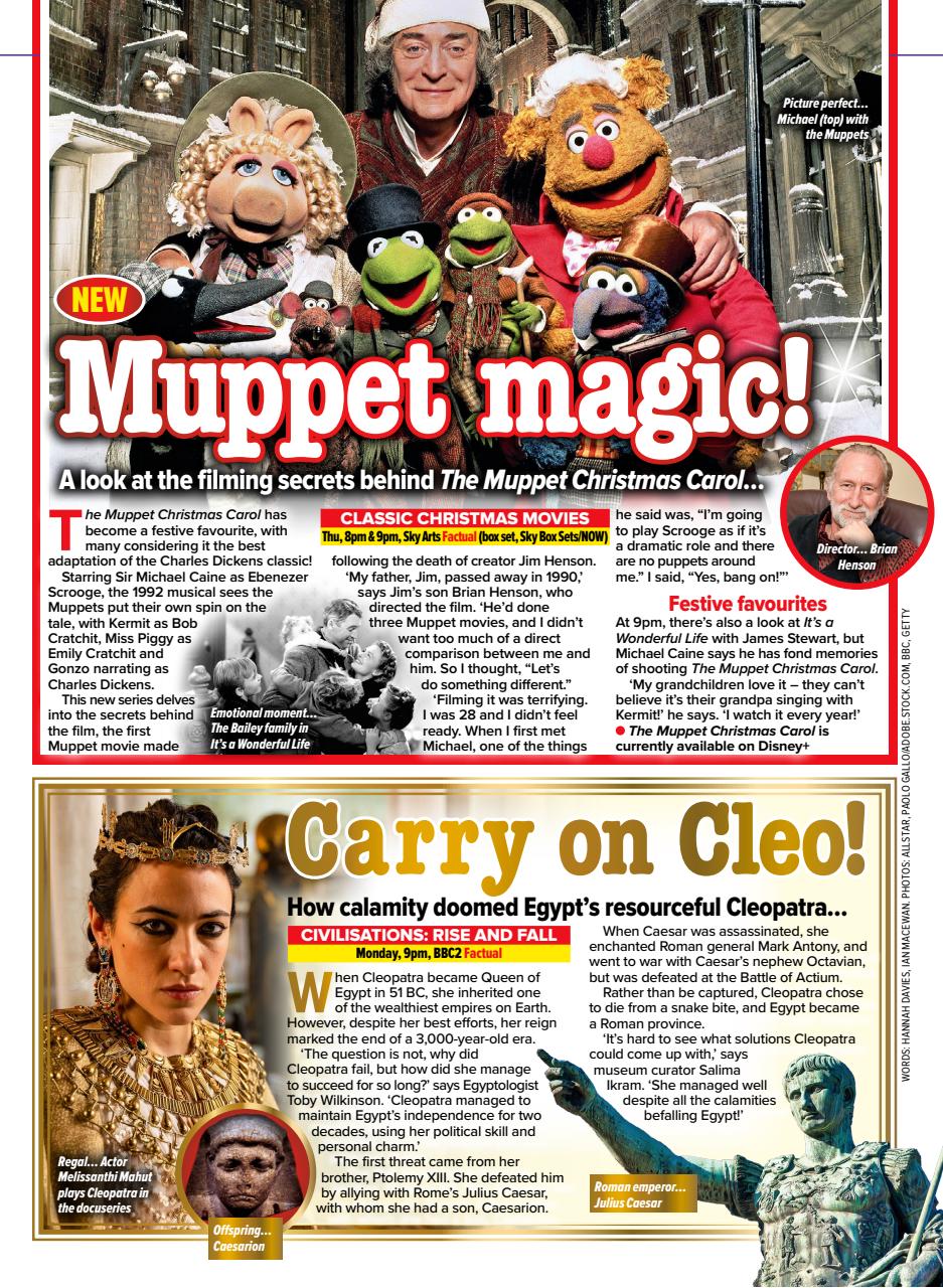 What's on TV Preview Pages