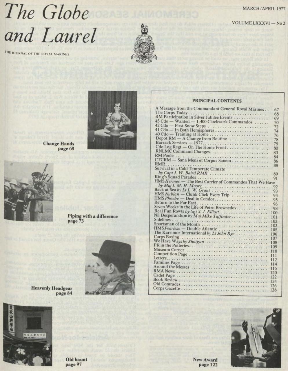 Globe & Laurel Preview Pages