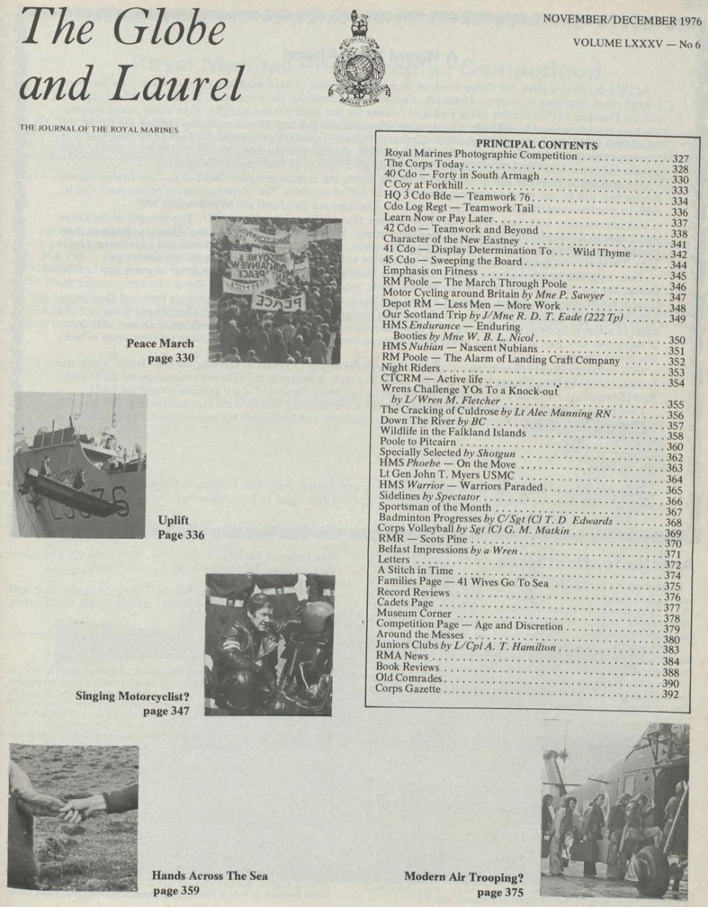 Globe & Laurel Preview Pages