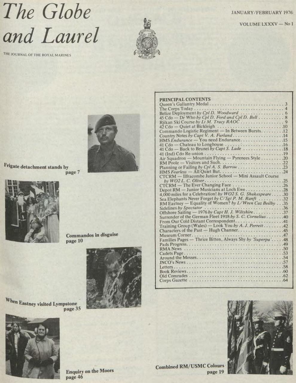 Globe & Laurel Preview Pages