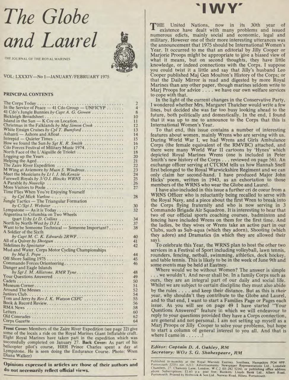 Globe & Laurel Preview Pages