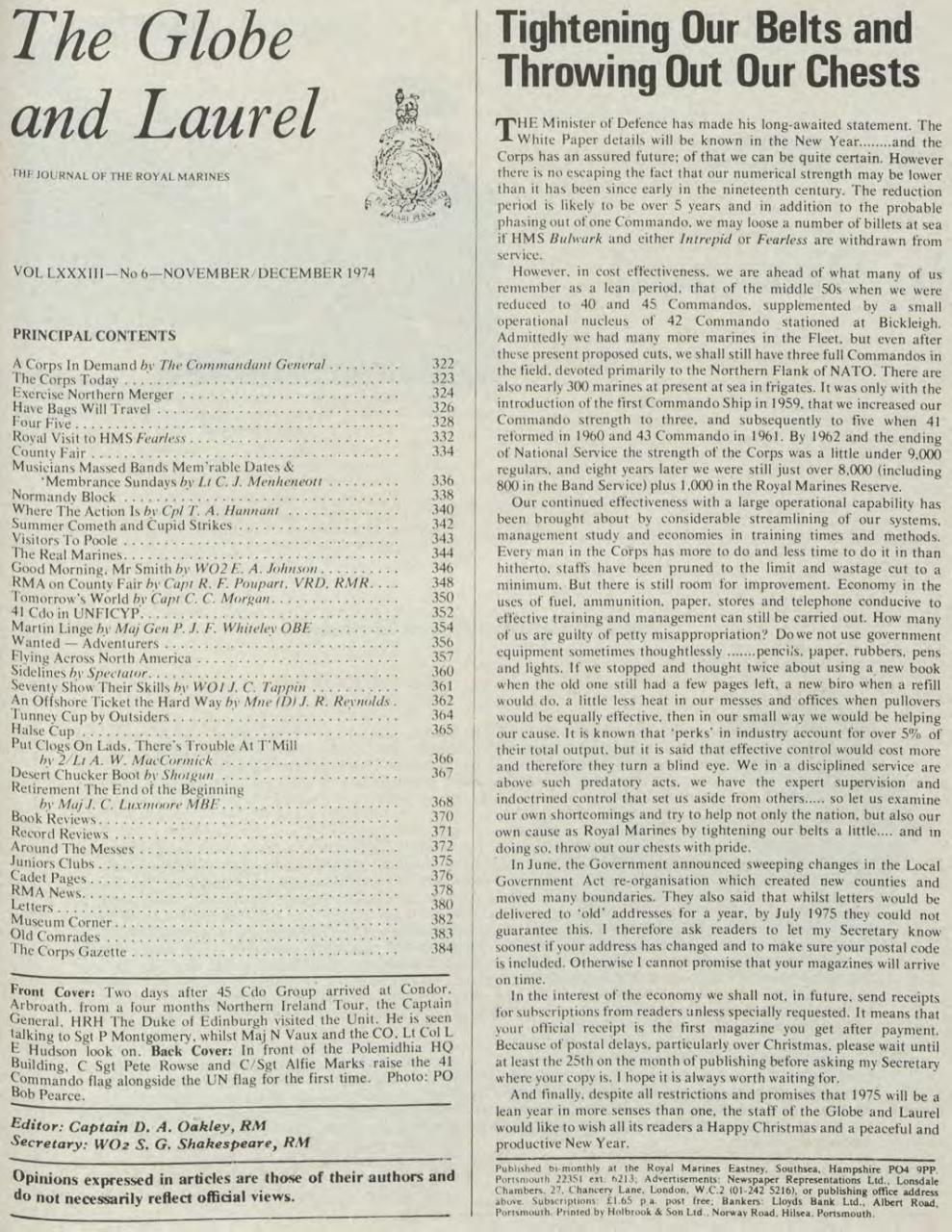 Globe & Laurel Preview Pages