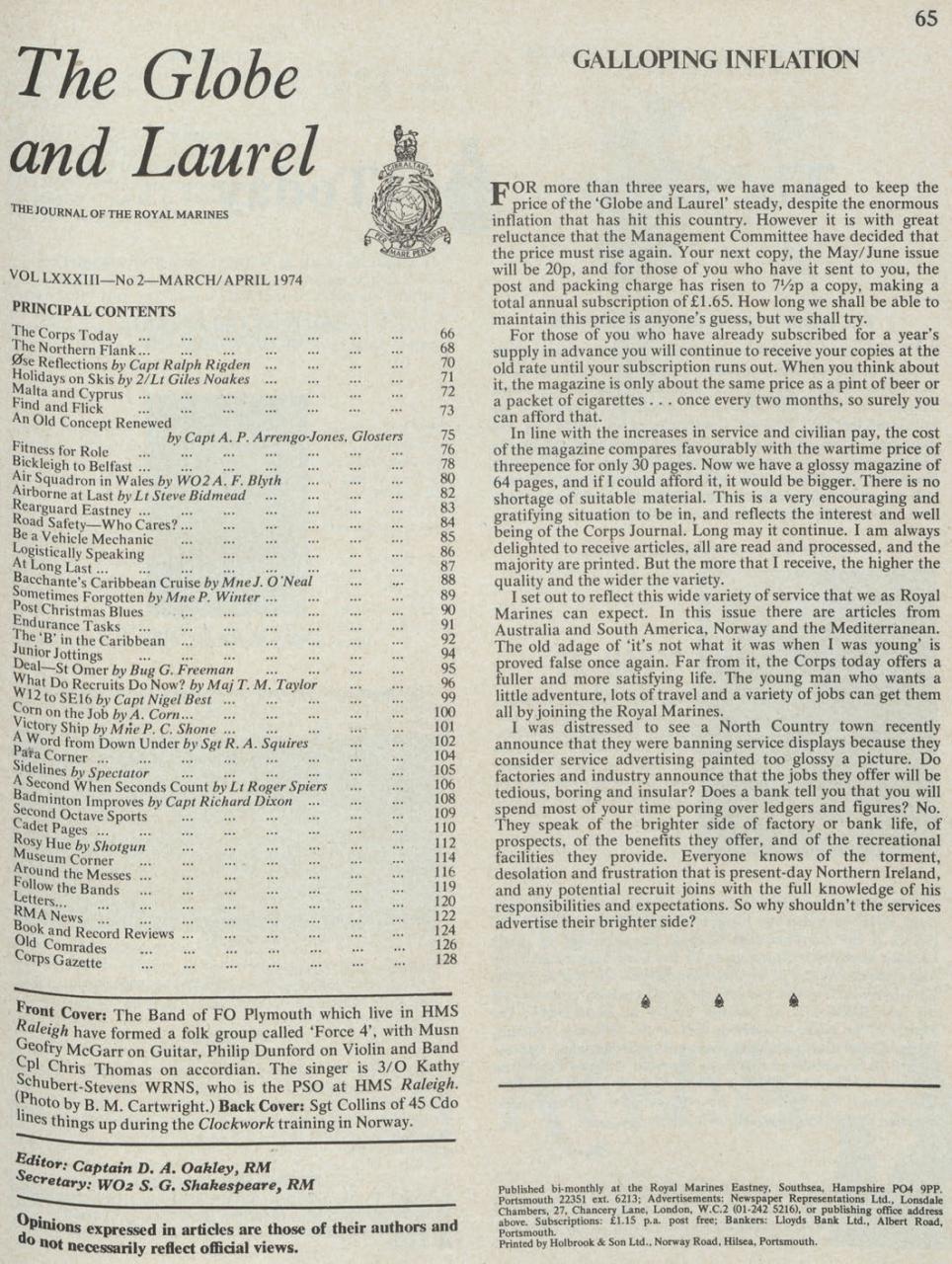 Globe & Laurel Preview Pages