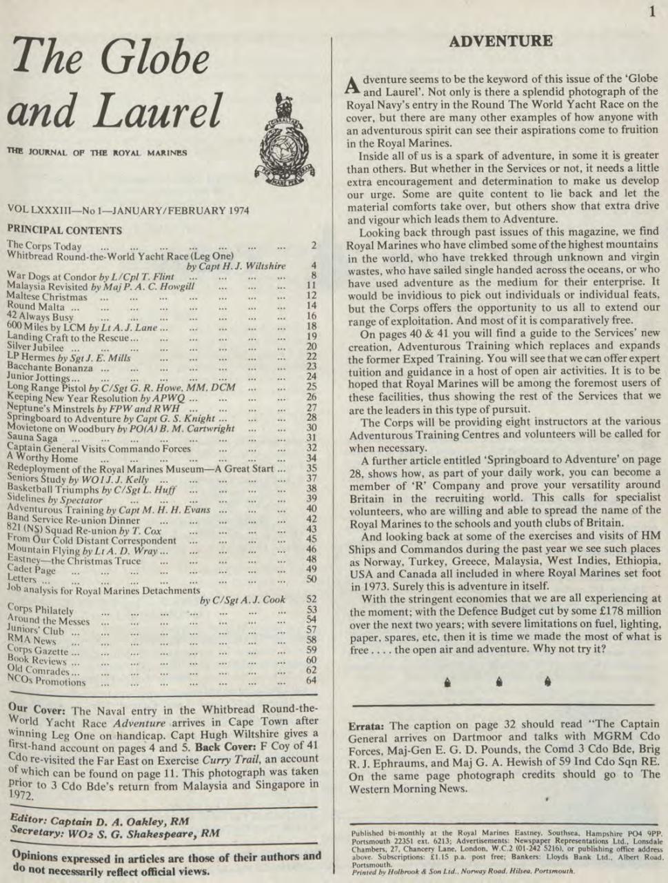 Globe & Laurel Preview Pages