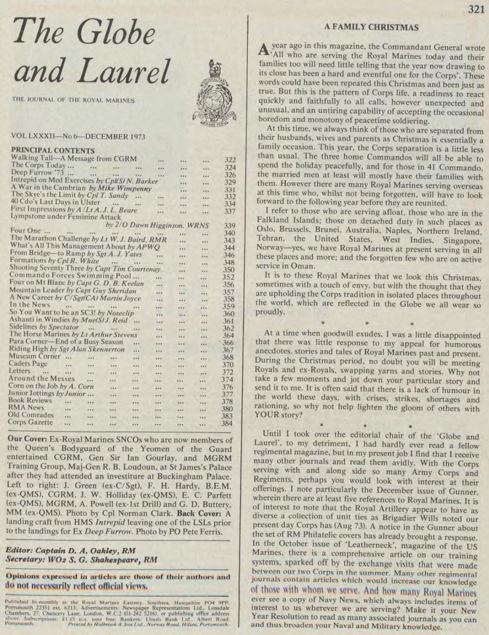 Globe & Laurel Preview Pages