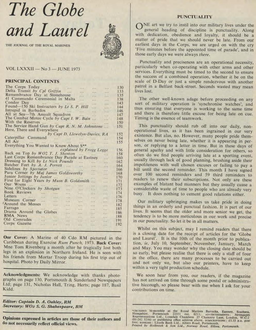 Globe & Laurel Preview Pages