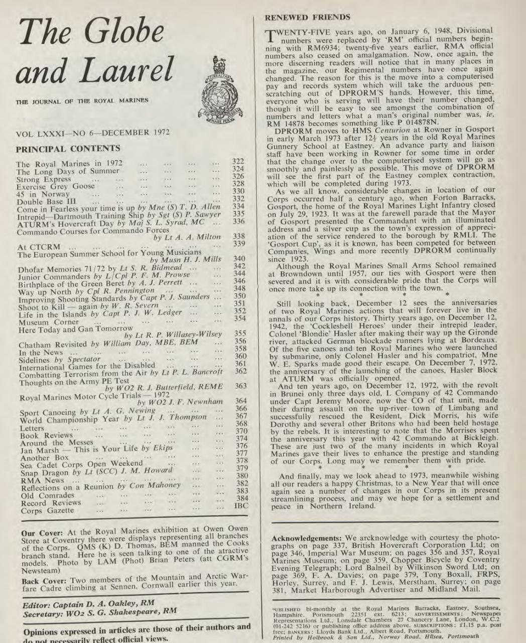 Globe & Laurel Preview Pages