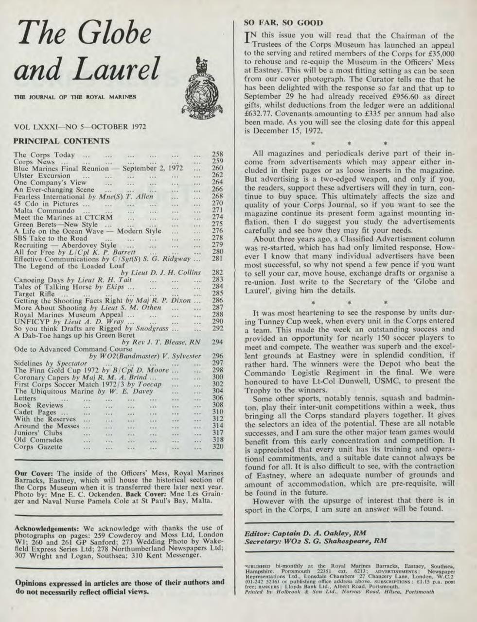 Globe & Laurel Preview Pages