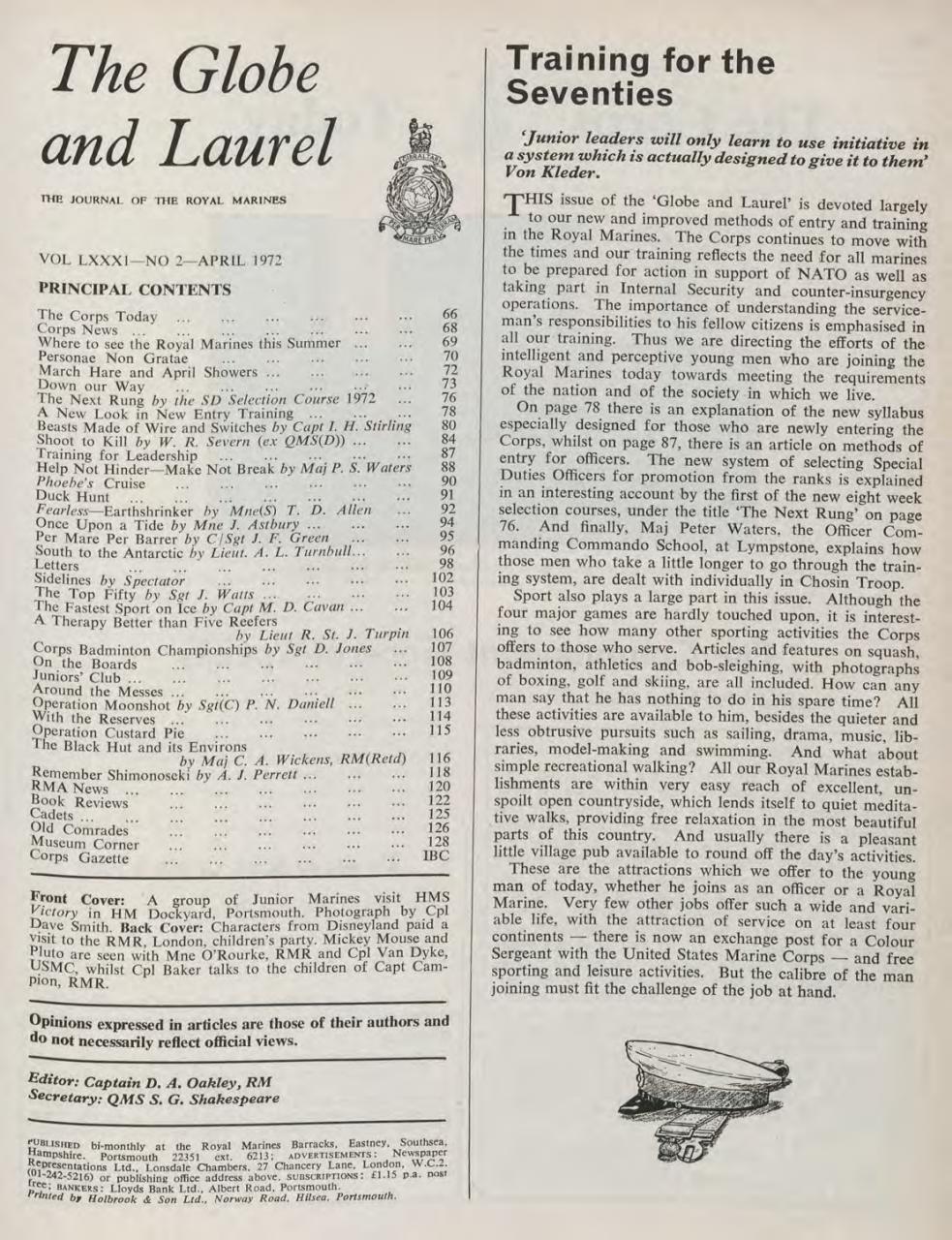 Globe & Laurel Preview Pages