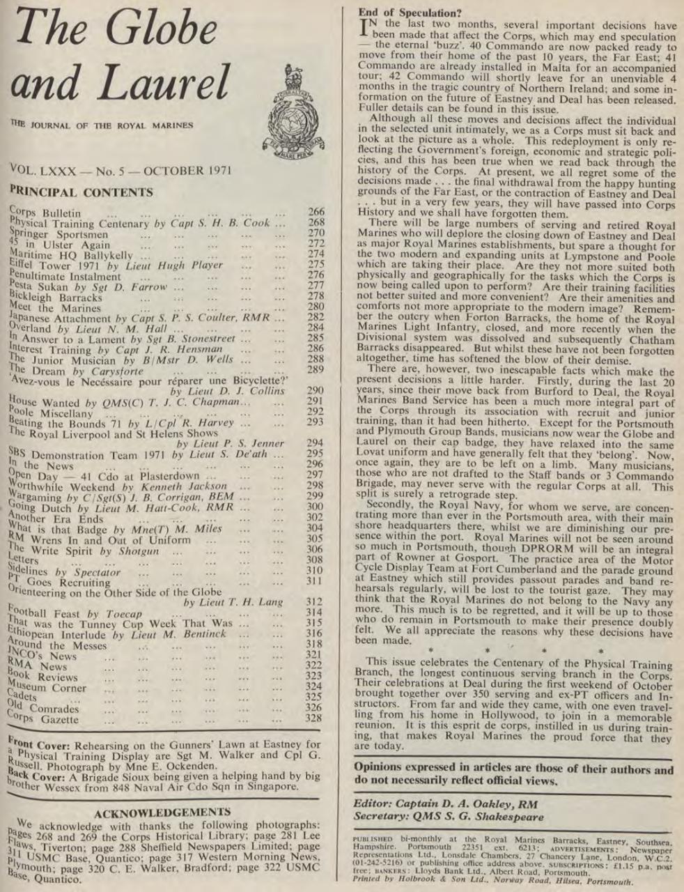 Globe & Laurel Preview Pages