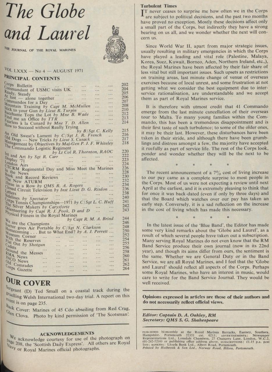 Globe & Laurel Preview Pages