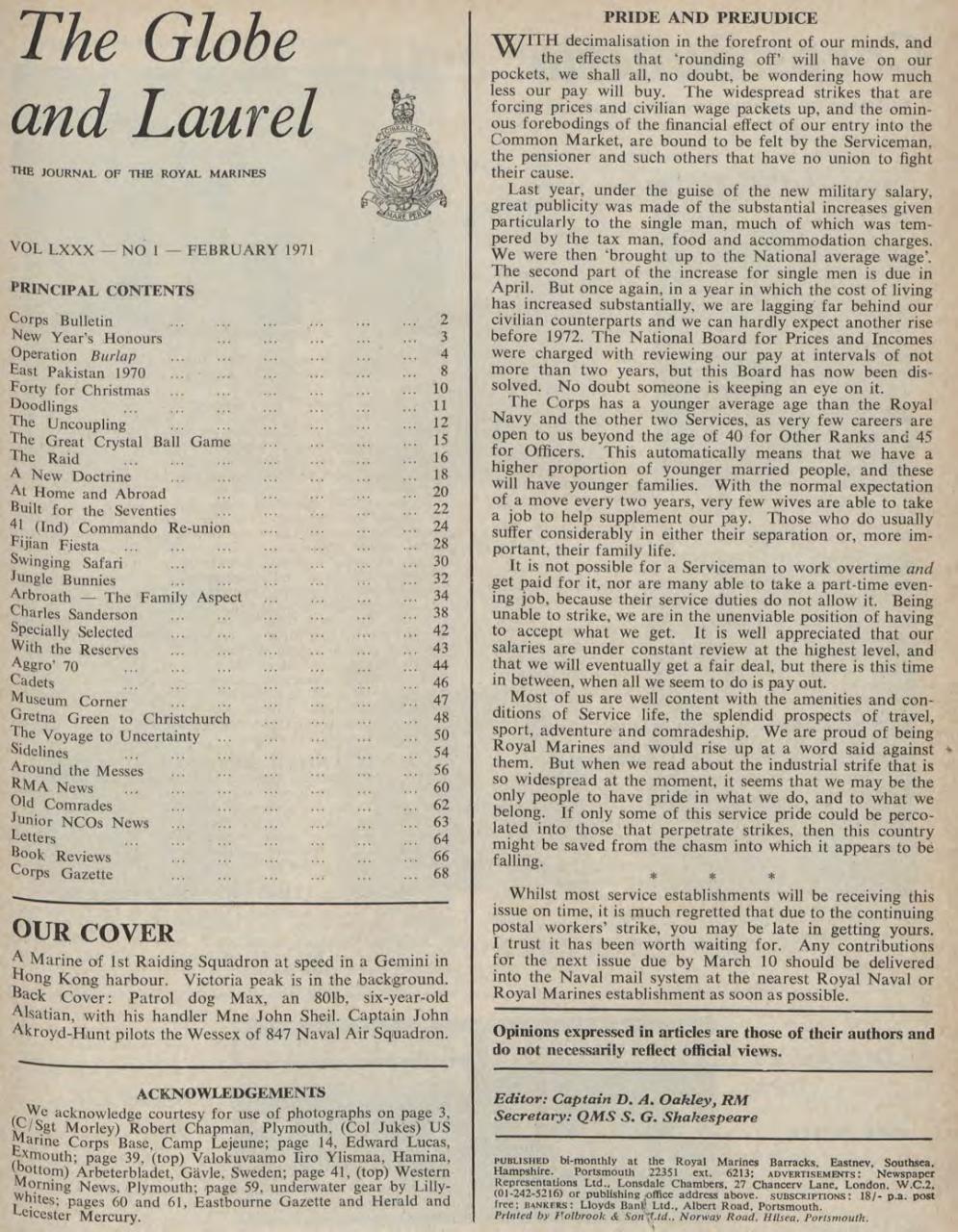 Globe & Laurel Preview Pages