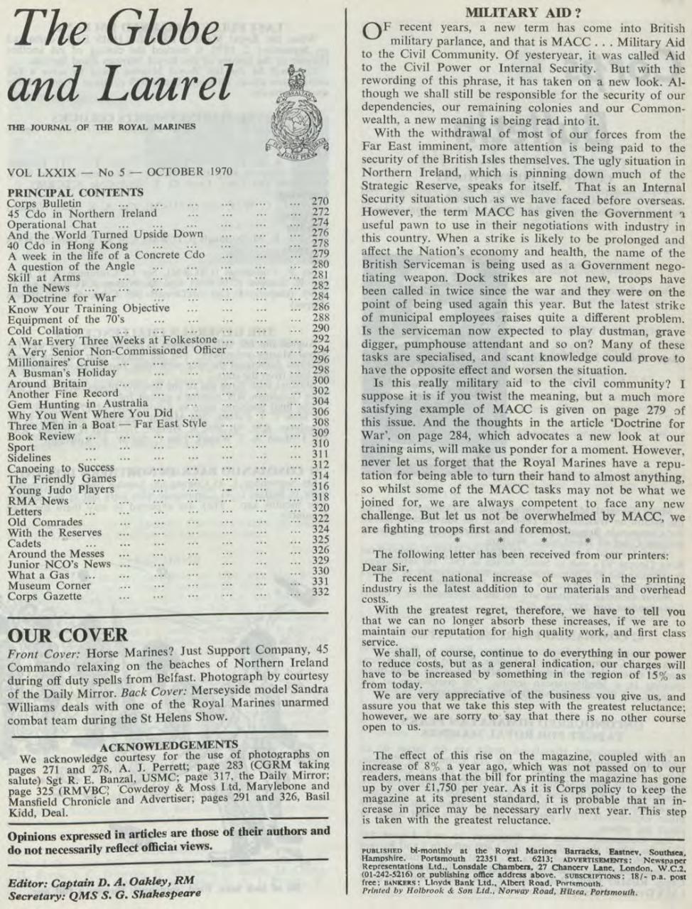 Globe & Laurel Preview Pages