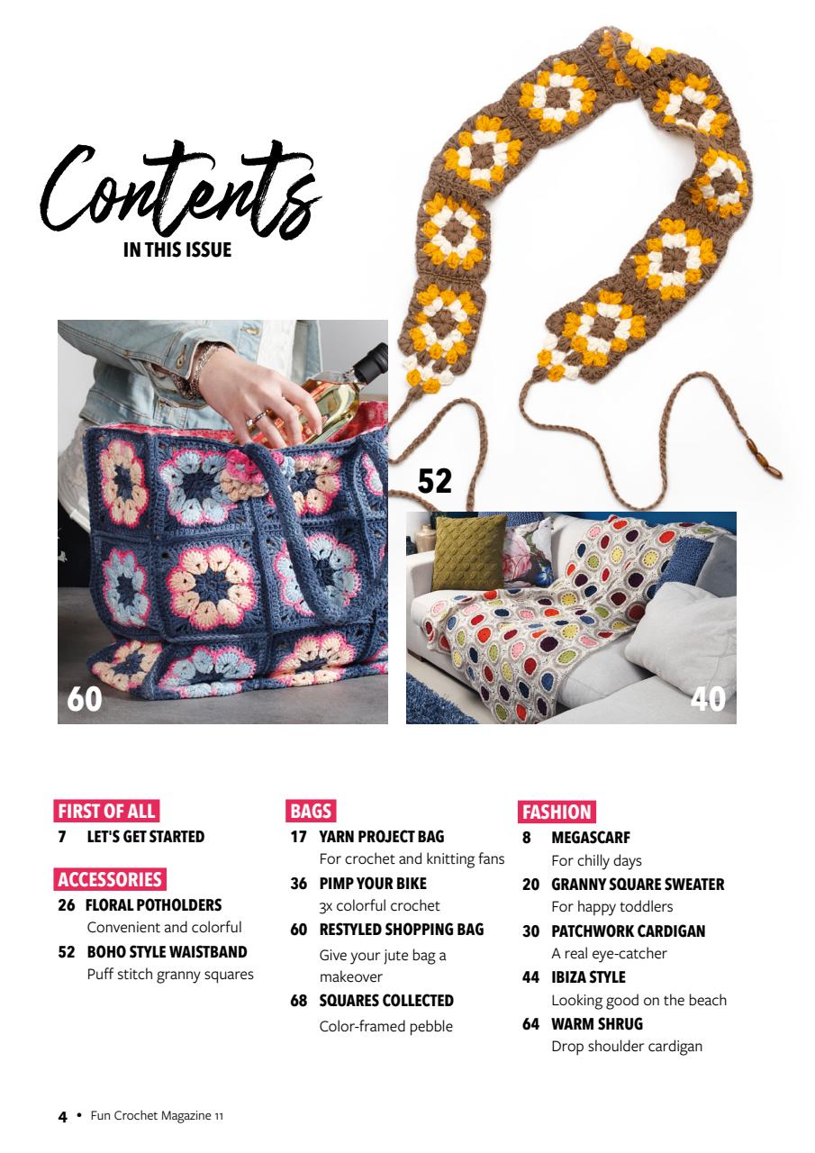 Fun Crochet Magazine Preview Pages