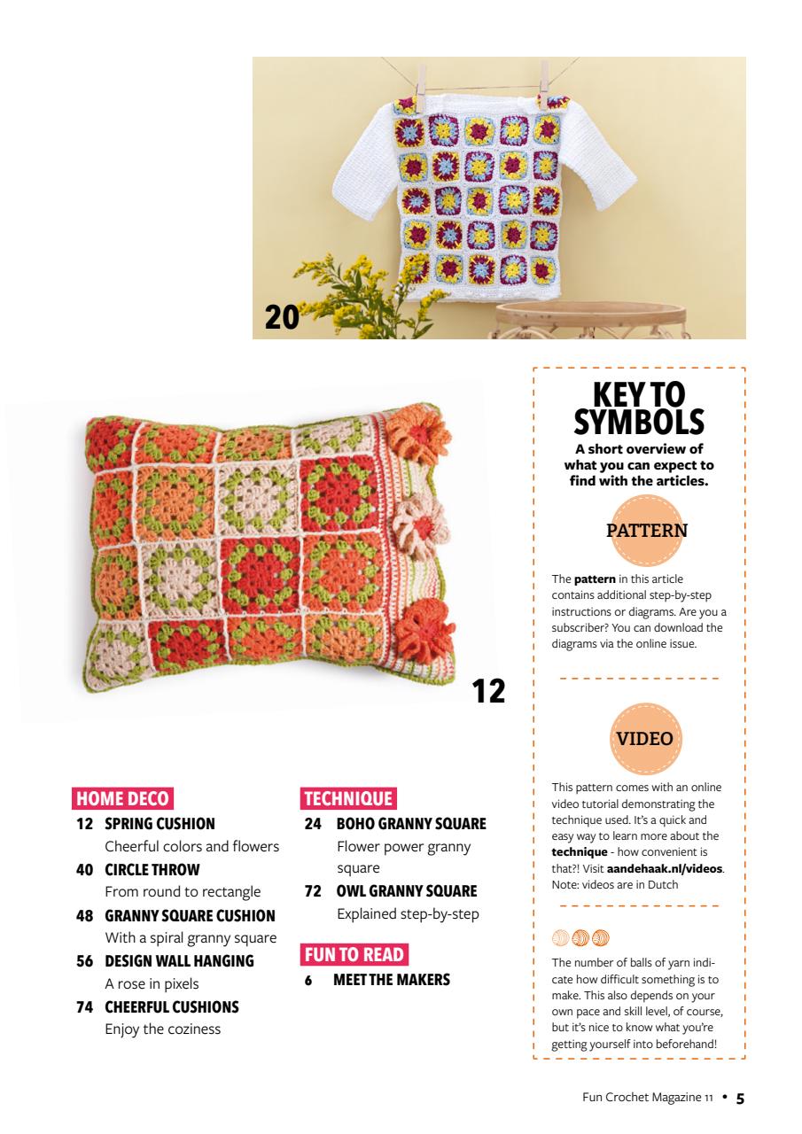 Fun Crochet Magazine Preview Pages