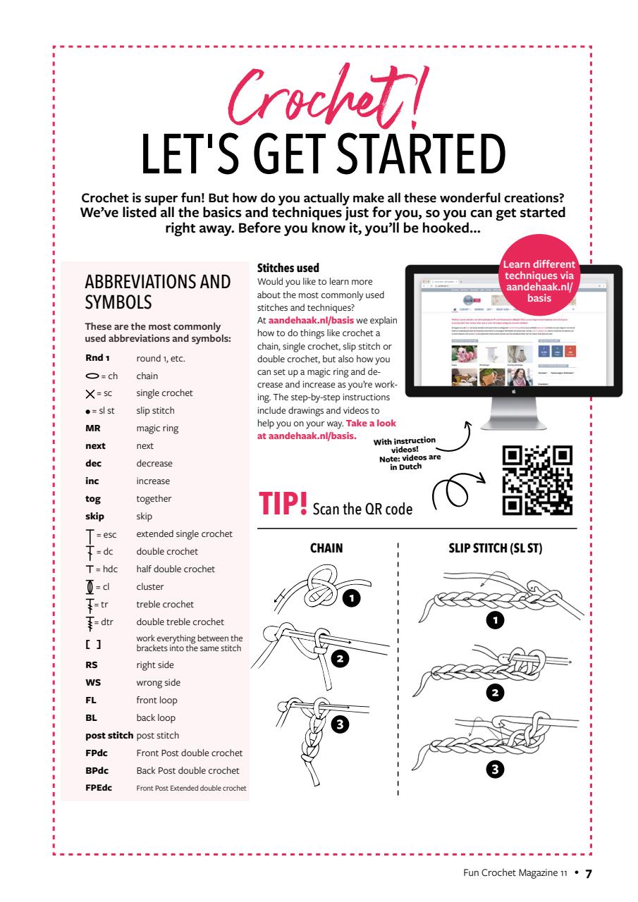 Fun Crochet Magazine Preview Pages