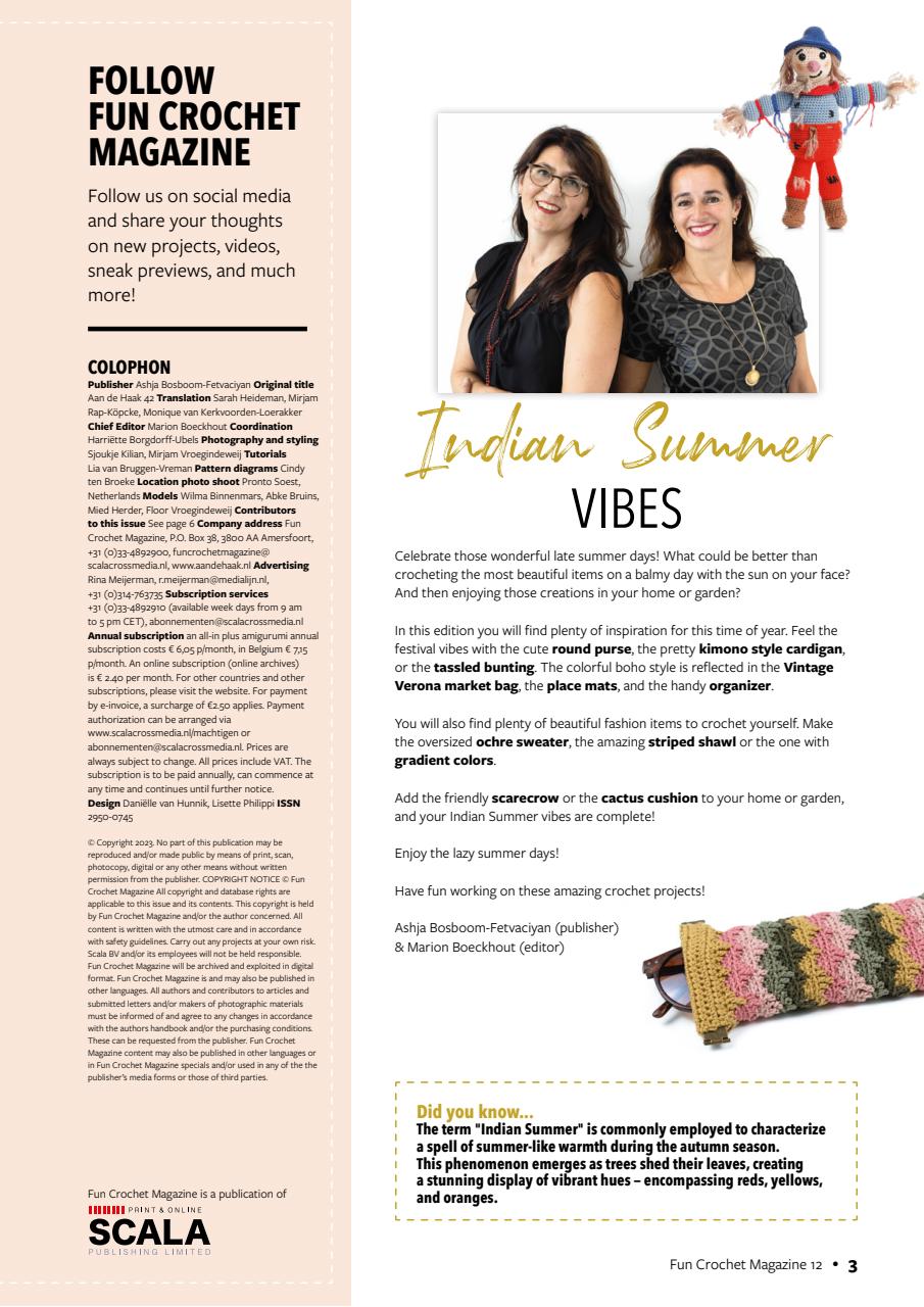 Fun Crochet Magazine Preview Pages