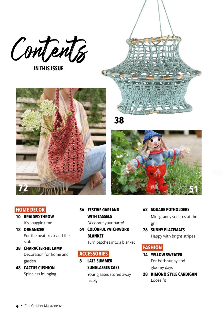 Fun Crochet Magazine Preview Pages
