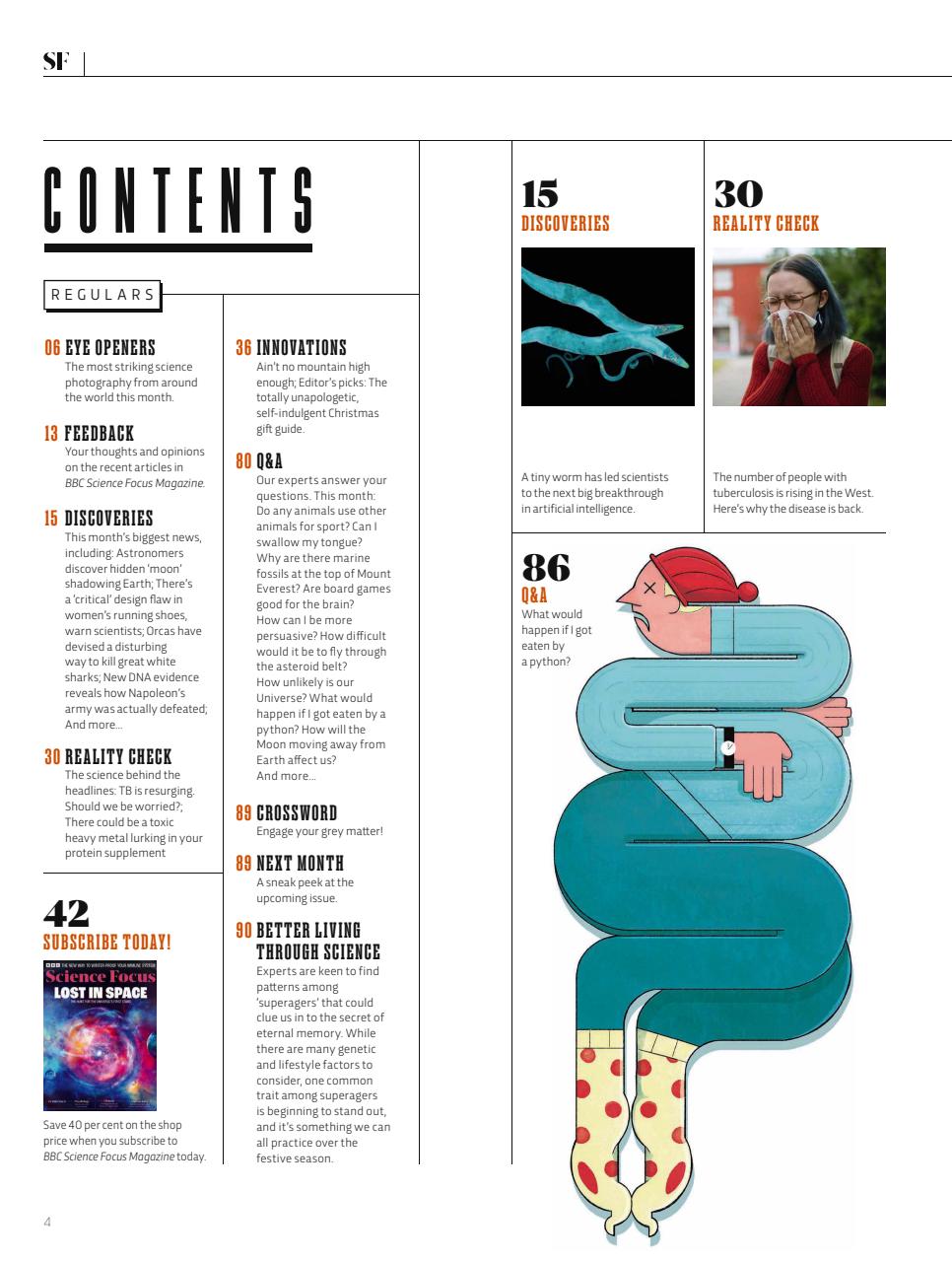 BBC Science Focus Magazine Preview Pages
