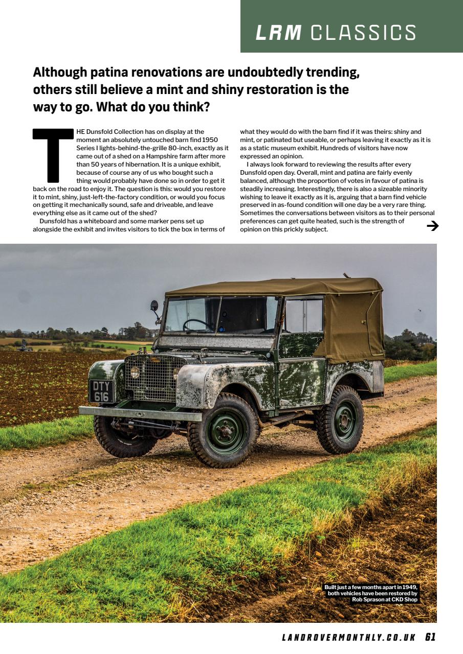 Land Rover Monthly Preview Pages