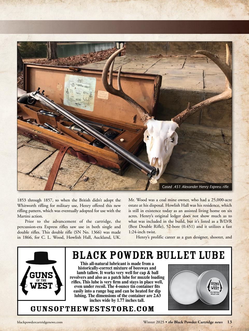 Black Powder Cartridge News Preview Pages