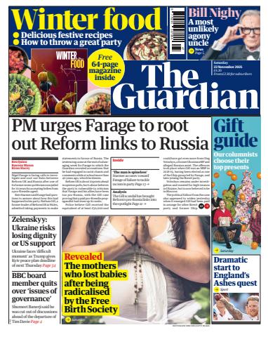 Saturday, 22 November 2025 issue Saturday, 22 November 2025