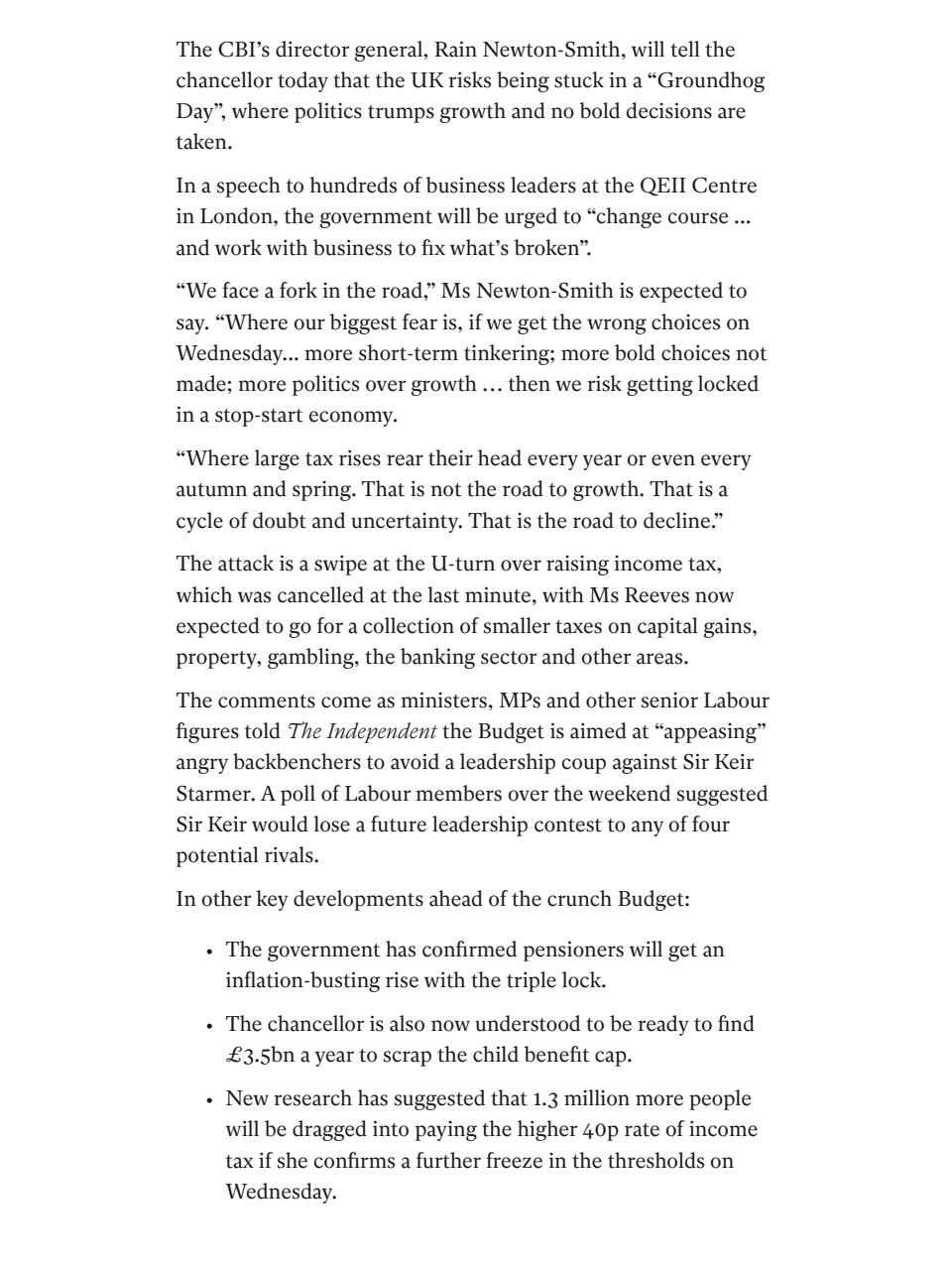 The Independent Daily Edition Newspaper Preview Pages