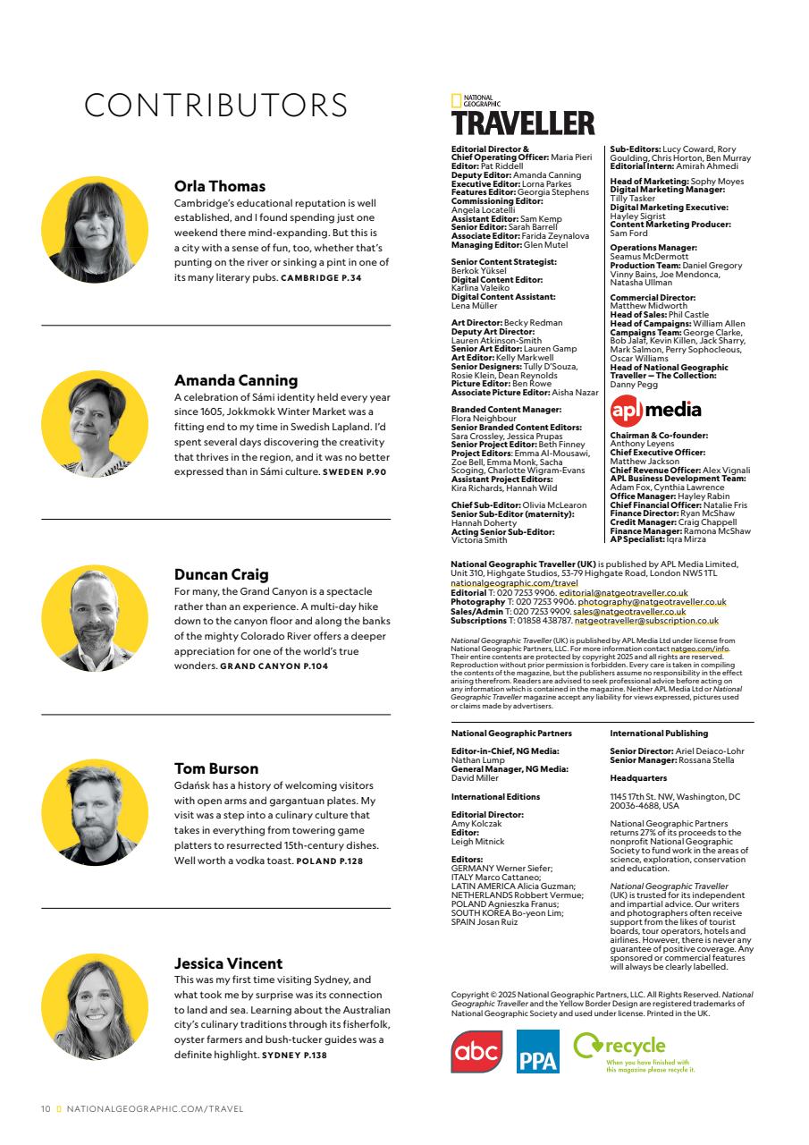 National Geographic Traveller UK Preview Pages