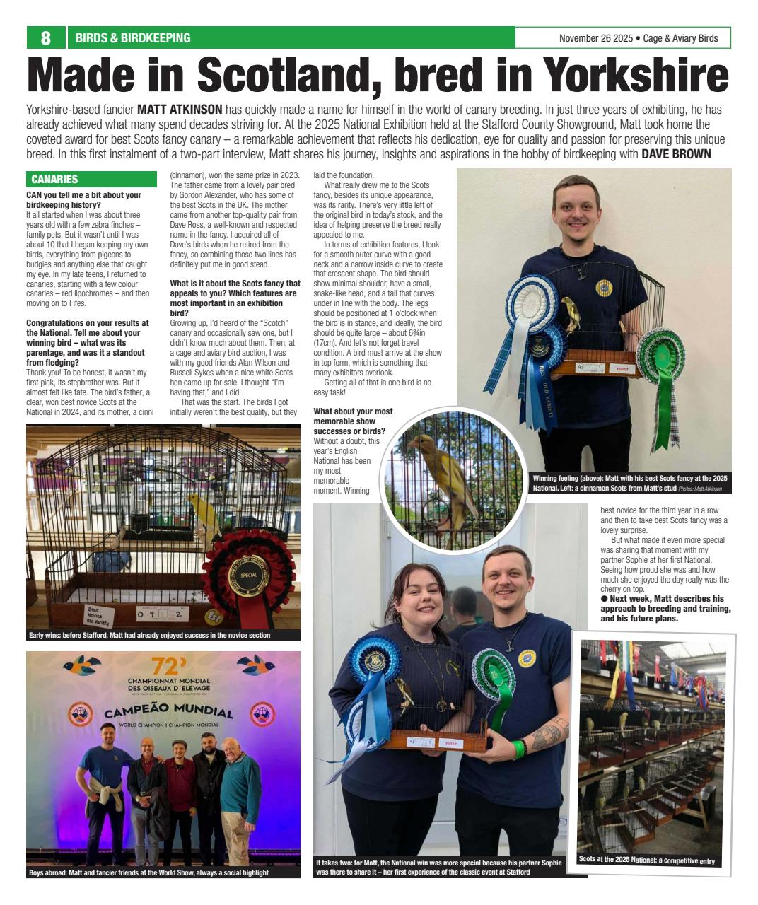 Cage & Aviary Birds Preview Pages