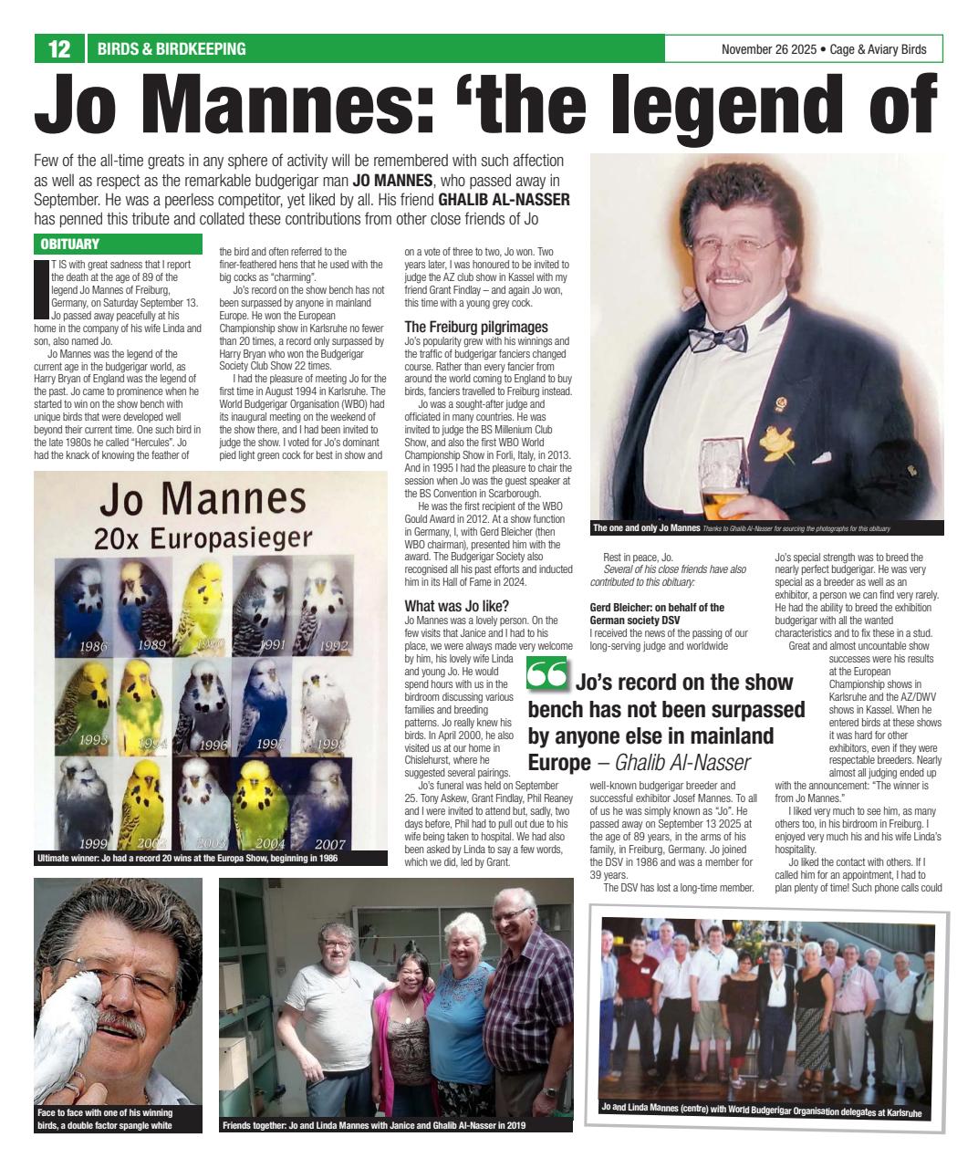 Cage & Aviary Birds Preview Pages