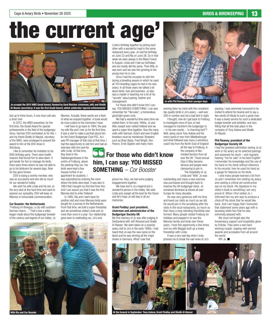 Cage & Aviary Birds Preview Pages