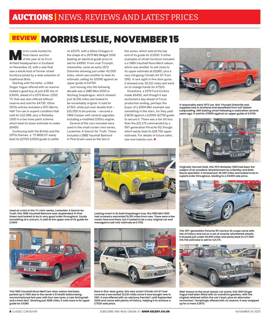 Classic Car Buyer Preview Pages