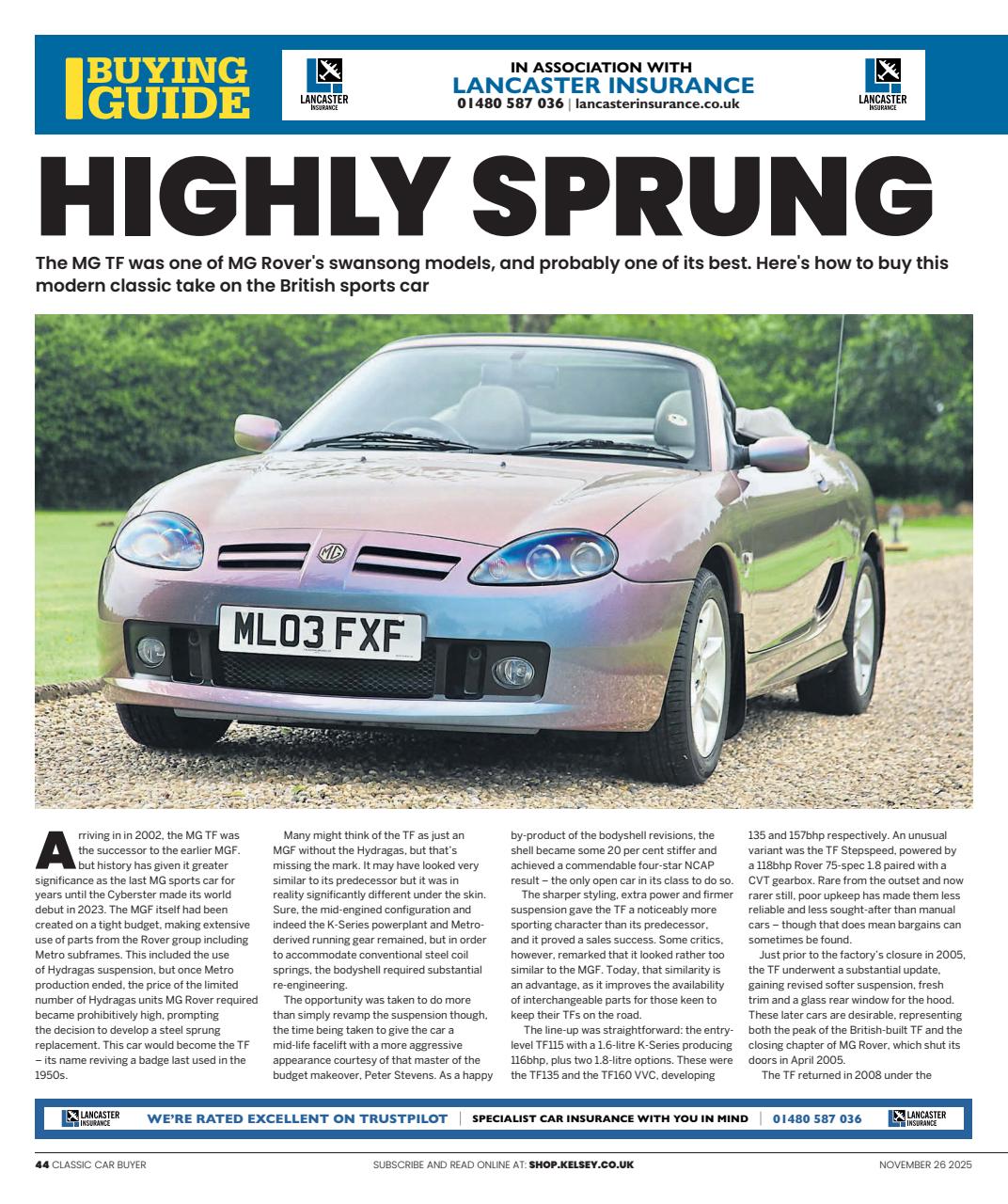 Classic Car Buyer Preview Pages