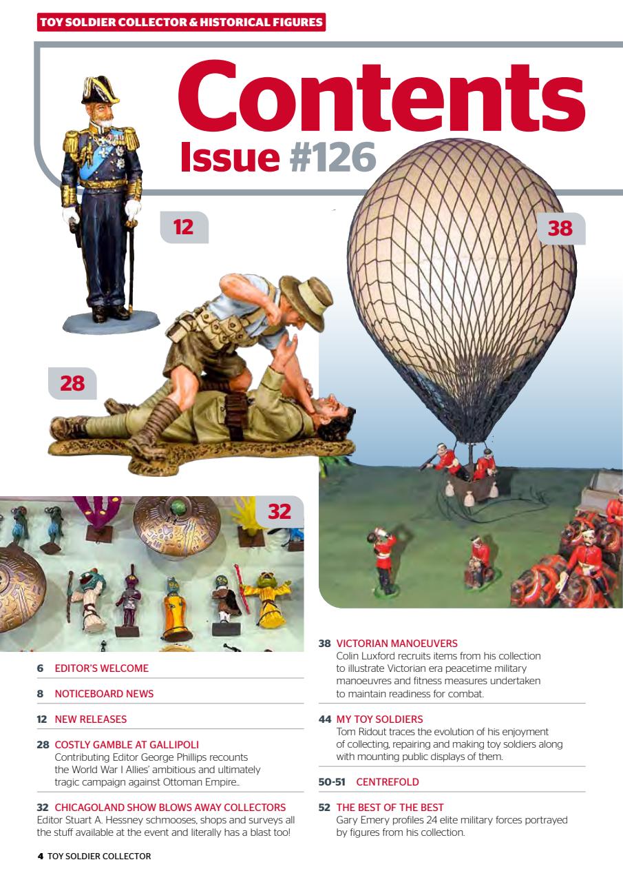 Toy Soldier Collector and Historical Figures Preview Pages