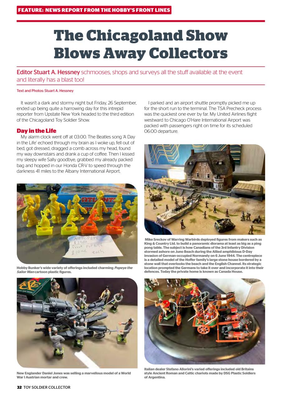 Toy Soldier Collector and Historical Figures Preview Pages