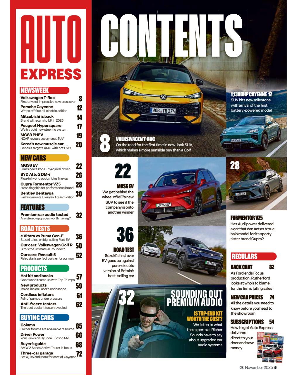 Auto Express Preview Pages