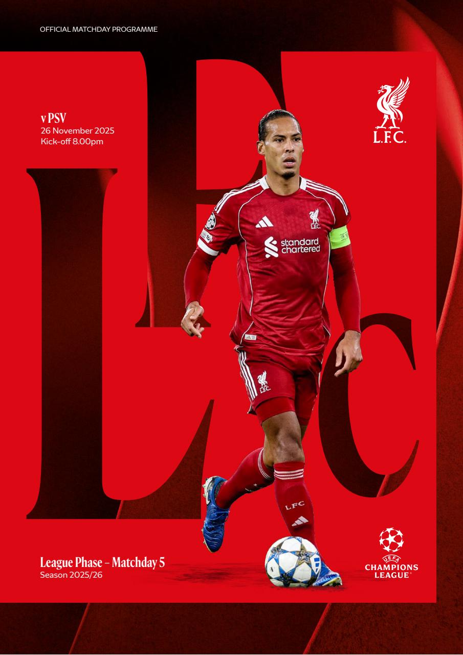 Liverpool FC Programmes Preview Pages