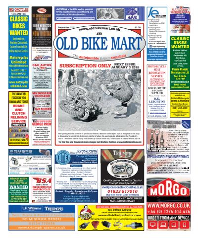 Old Bike Mart issue December 2025