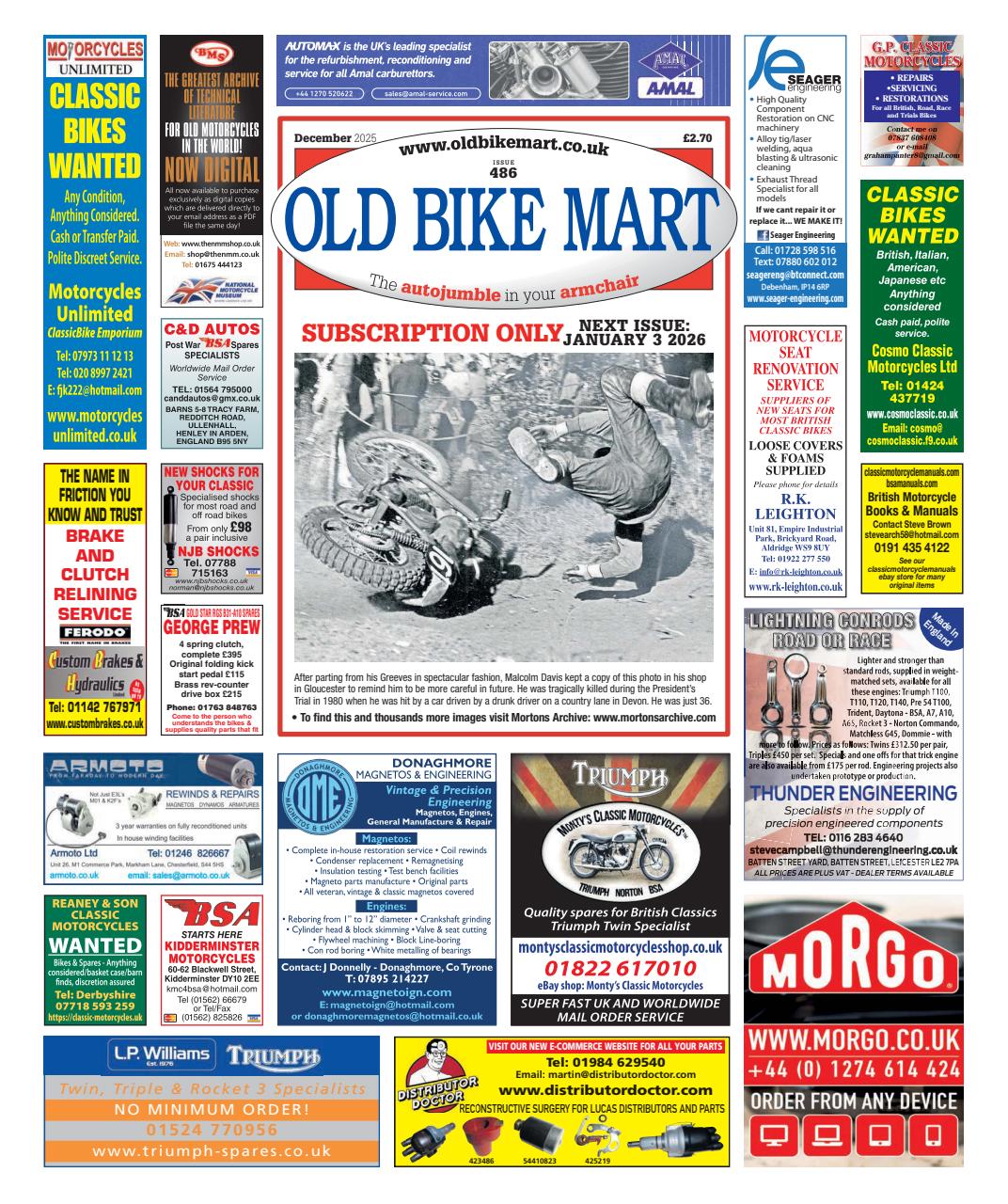 Old Bike Mart Preview Pages