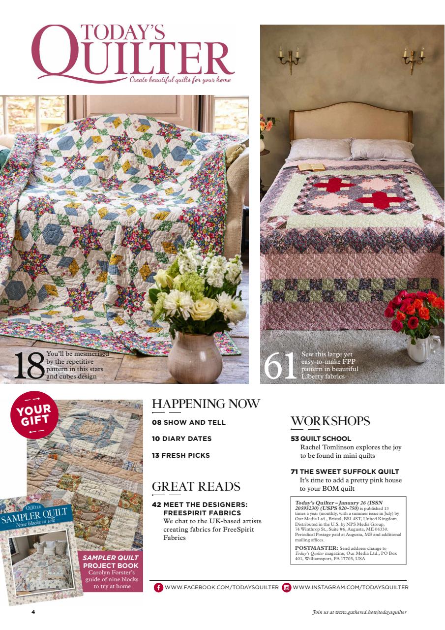 Today’s Quilter Preview Pages
