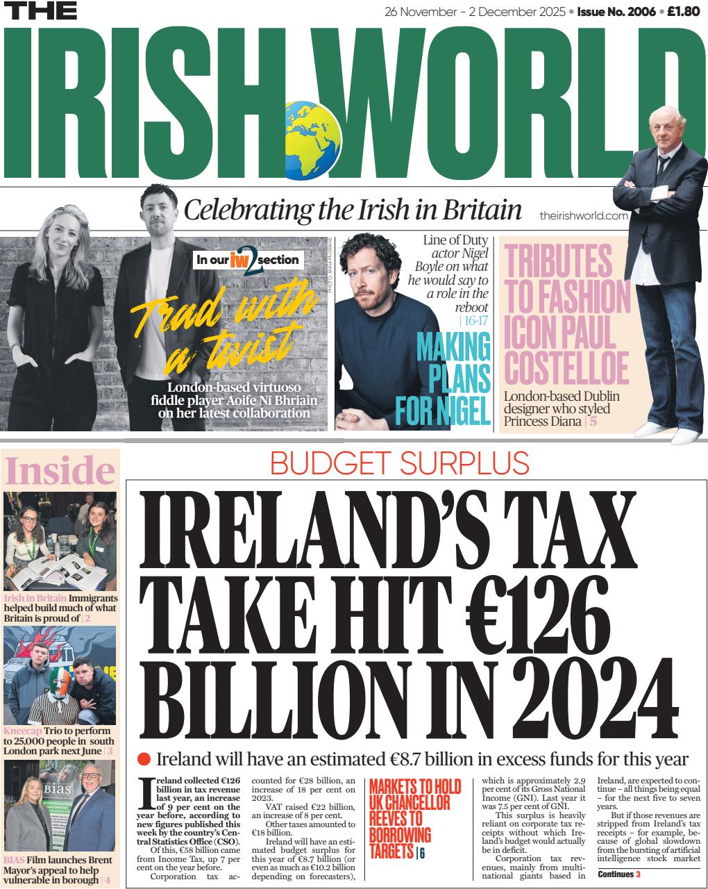 Irish World Preview Pages