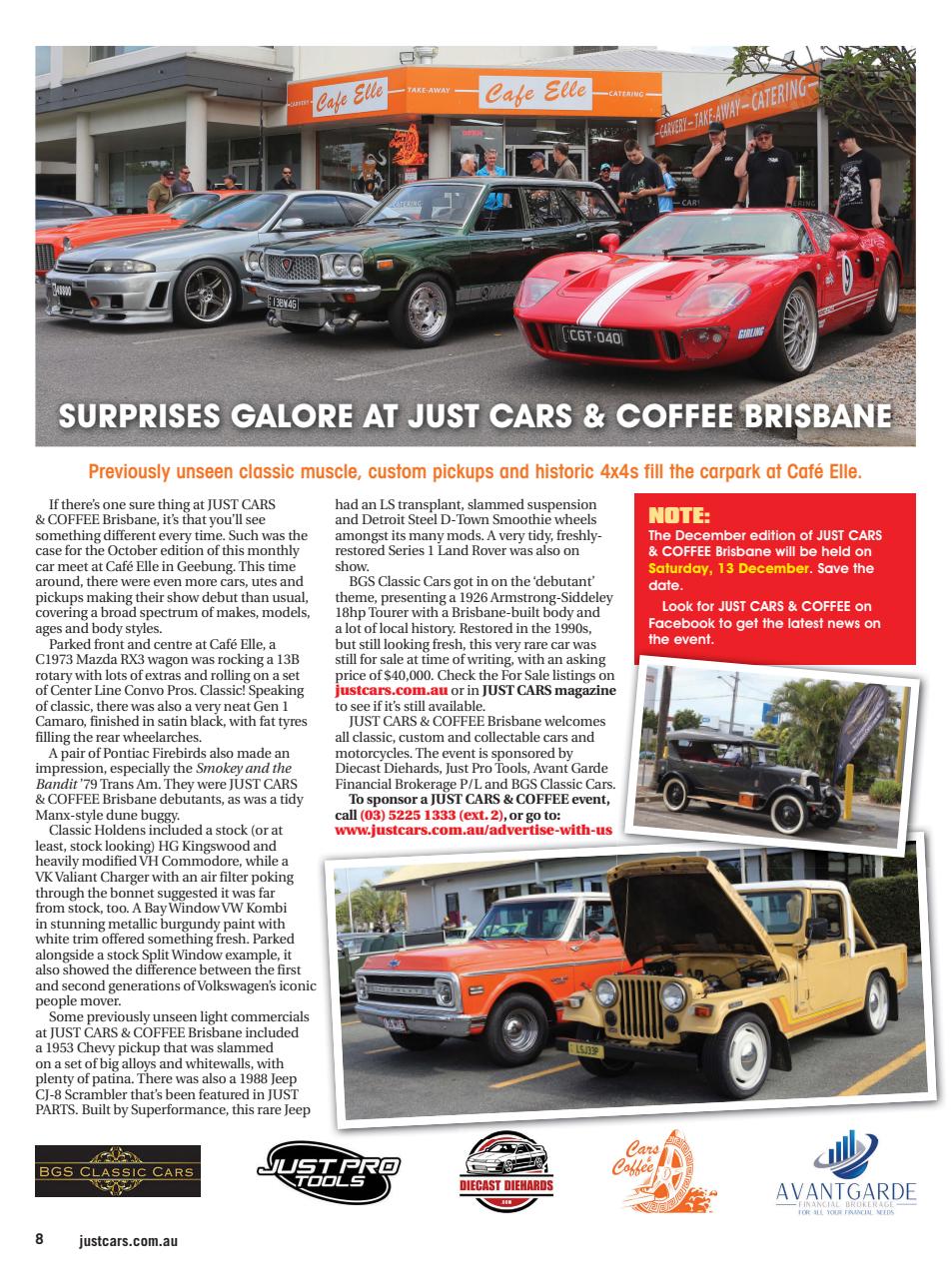 JUST CARS Preview Pages
